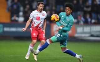 Kane Smith's run of games for Stevenage continued against Gillingham. Picture: TGS PHOTO