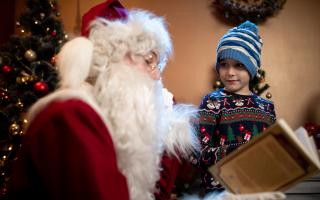 Father Christmas is making some stops at some of English Heritage's sites!